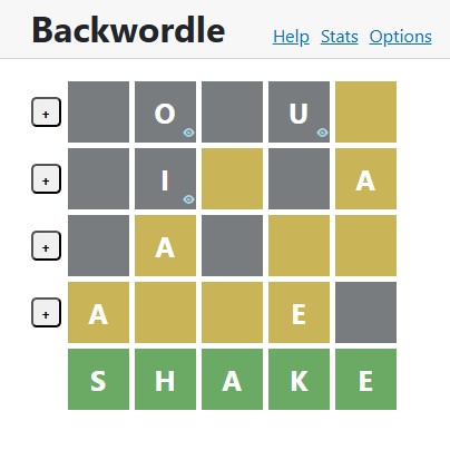 Challenge your brain in reverse with Backwordle today!