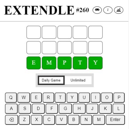 Challenge your brain with Extendle today!