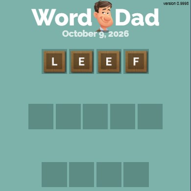Play Word Dad now and test your vocabulary!